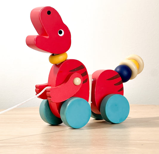 Wooden Pull-along Dino